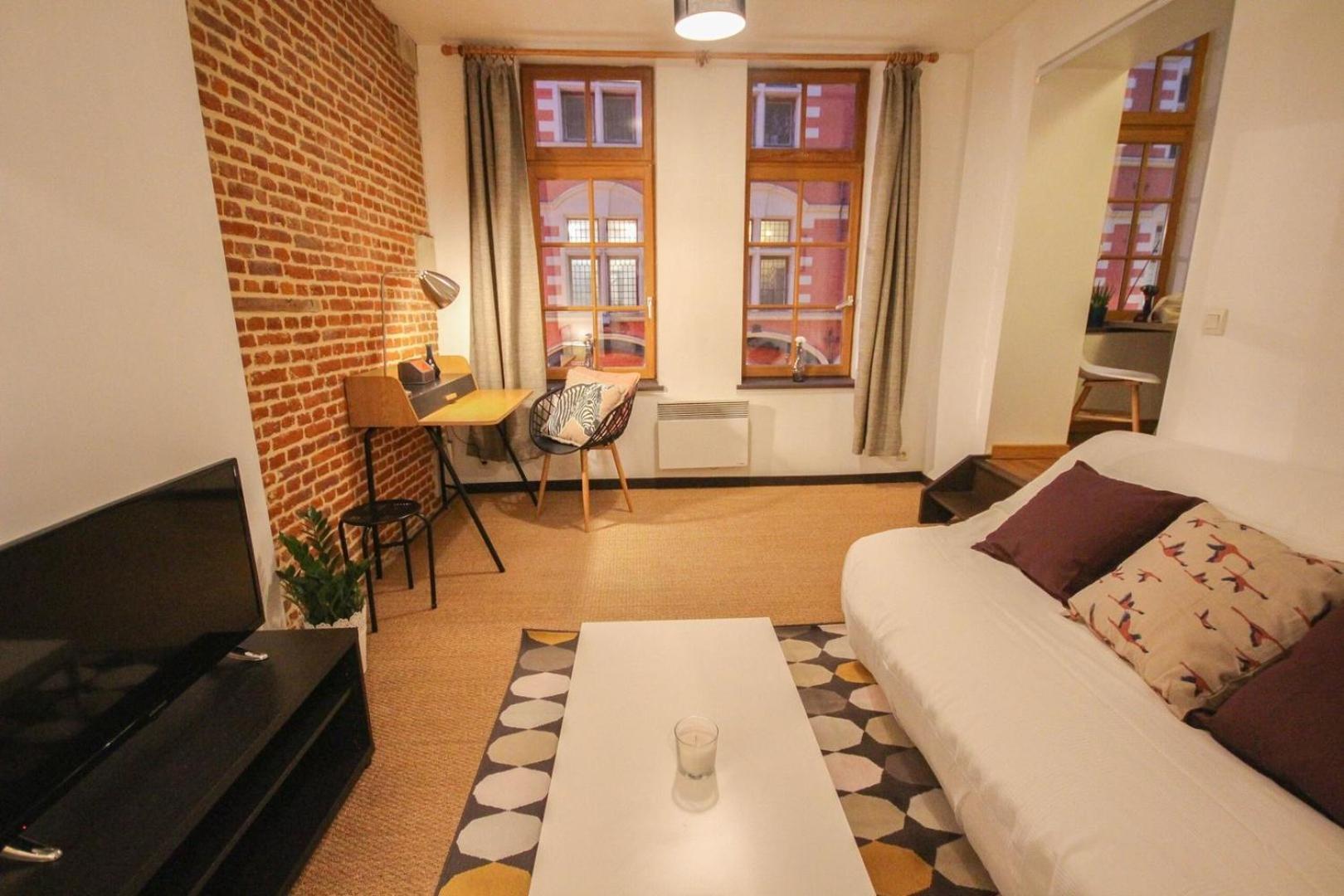 One Bedroom Equipped In Old Lille Extérieur photo